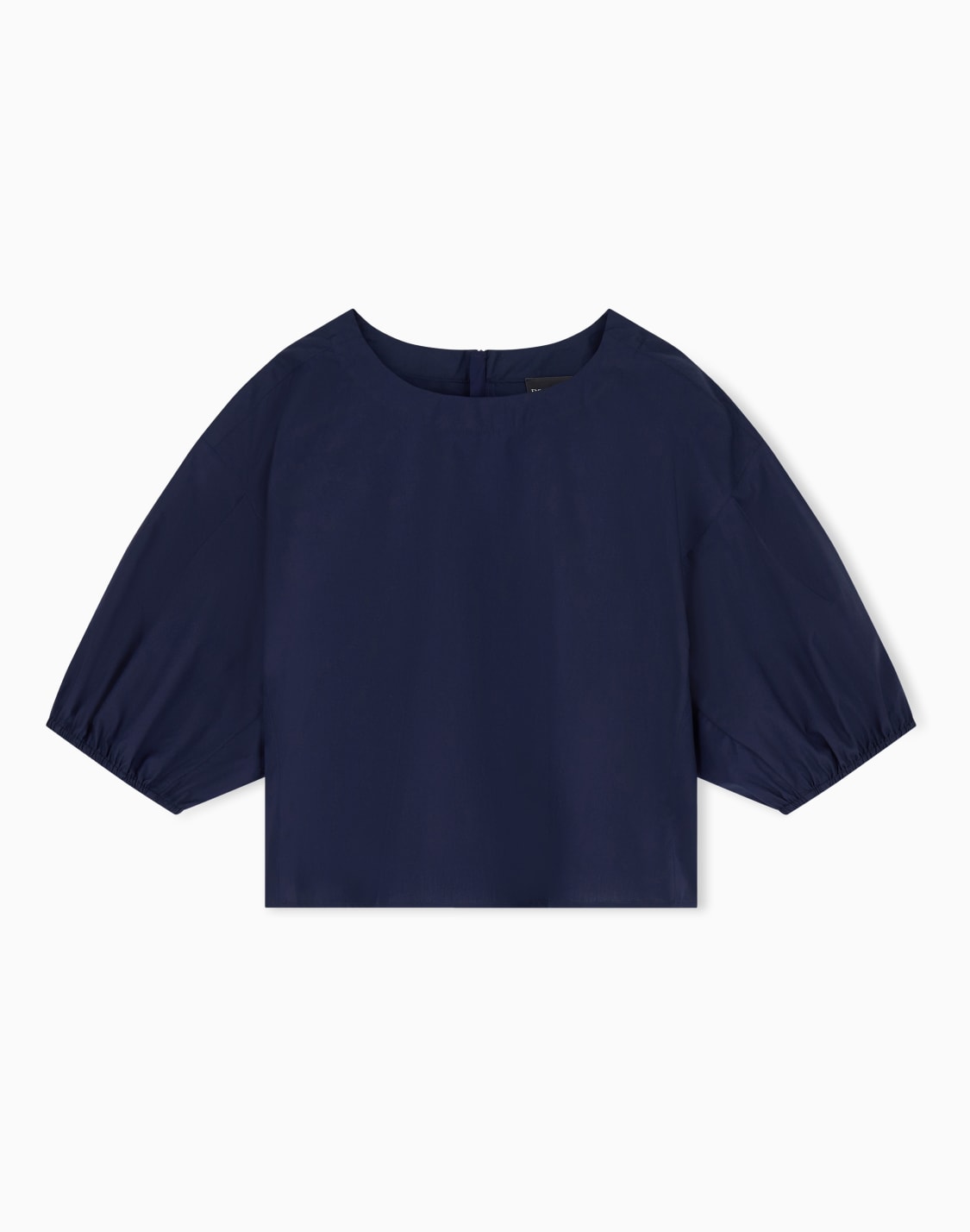 poplin-blouse-with-puffed-sleeves-blue--emporio-armani