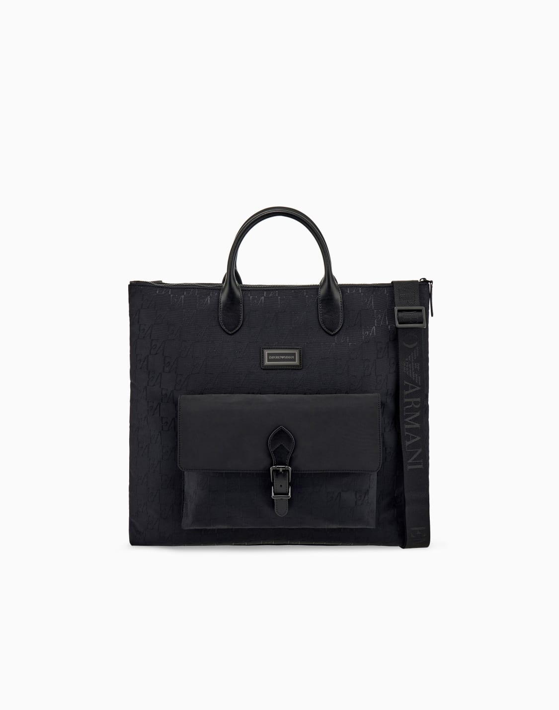 tote-bag-with-monogram-pattern-and-bonded-leather-handles-black--emporio-armani