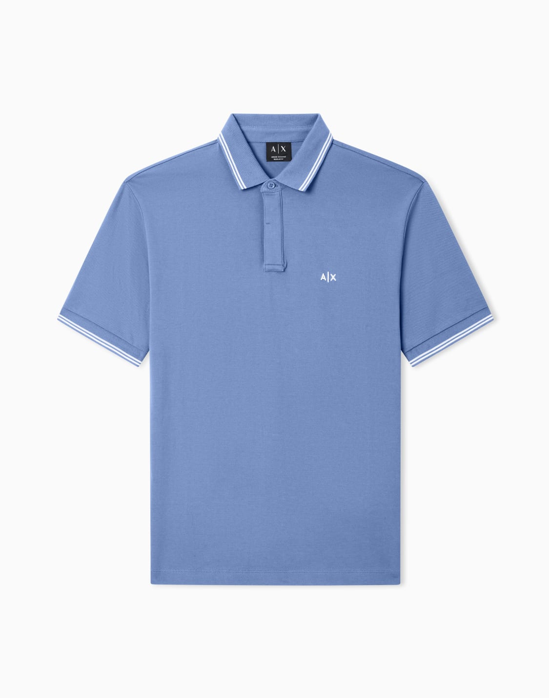 stretch-pique-polo-shirt-with-contrasting-trim-light-blue--armani-exchange