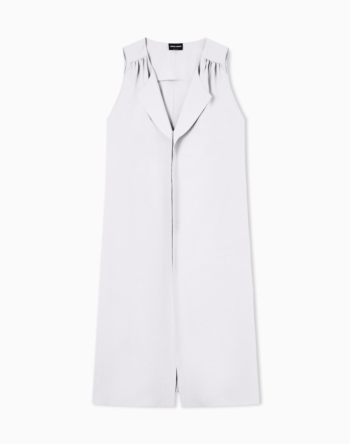 hemdblusenkleid-aus-funktionsseide-grau--giorgio-armani