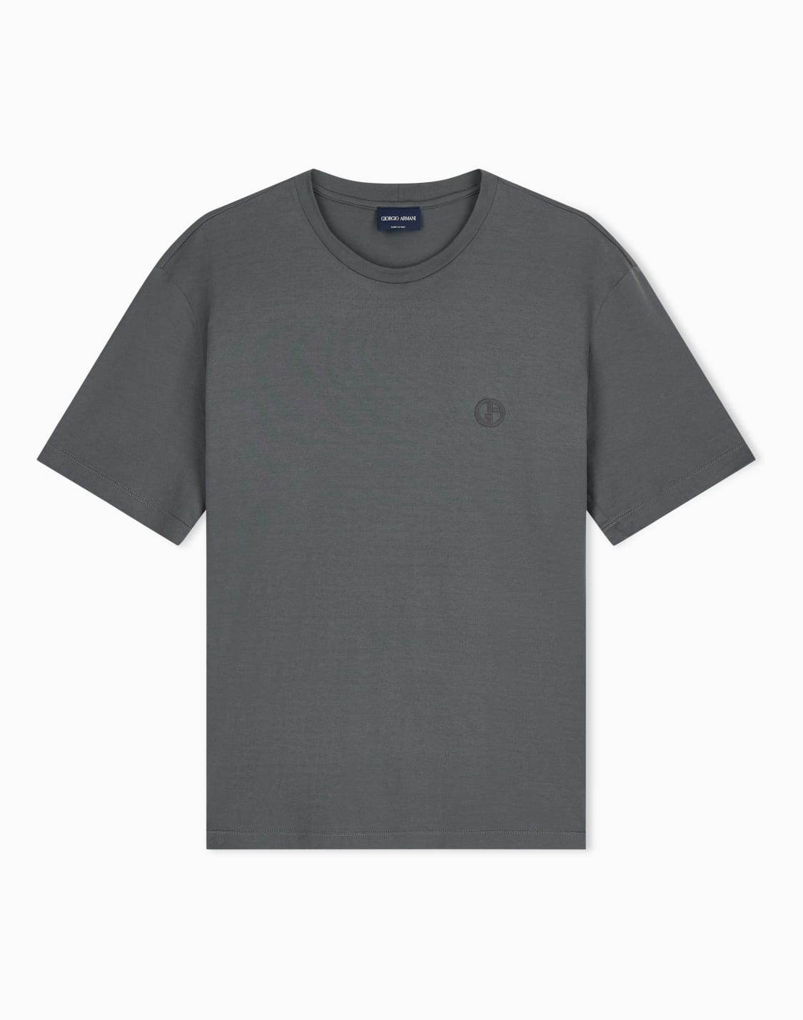 t-shirt-col-rond-en-jersey-de-coton-avec-logo-brod-gris--giorgio-armani