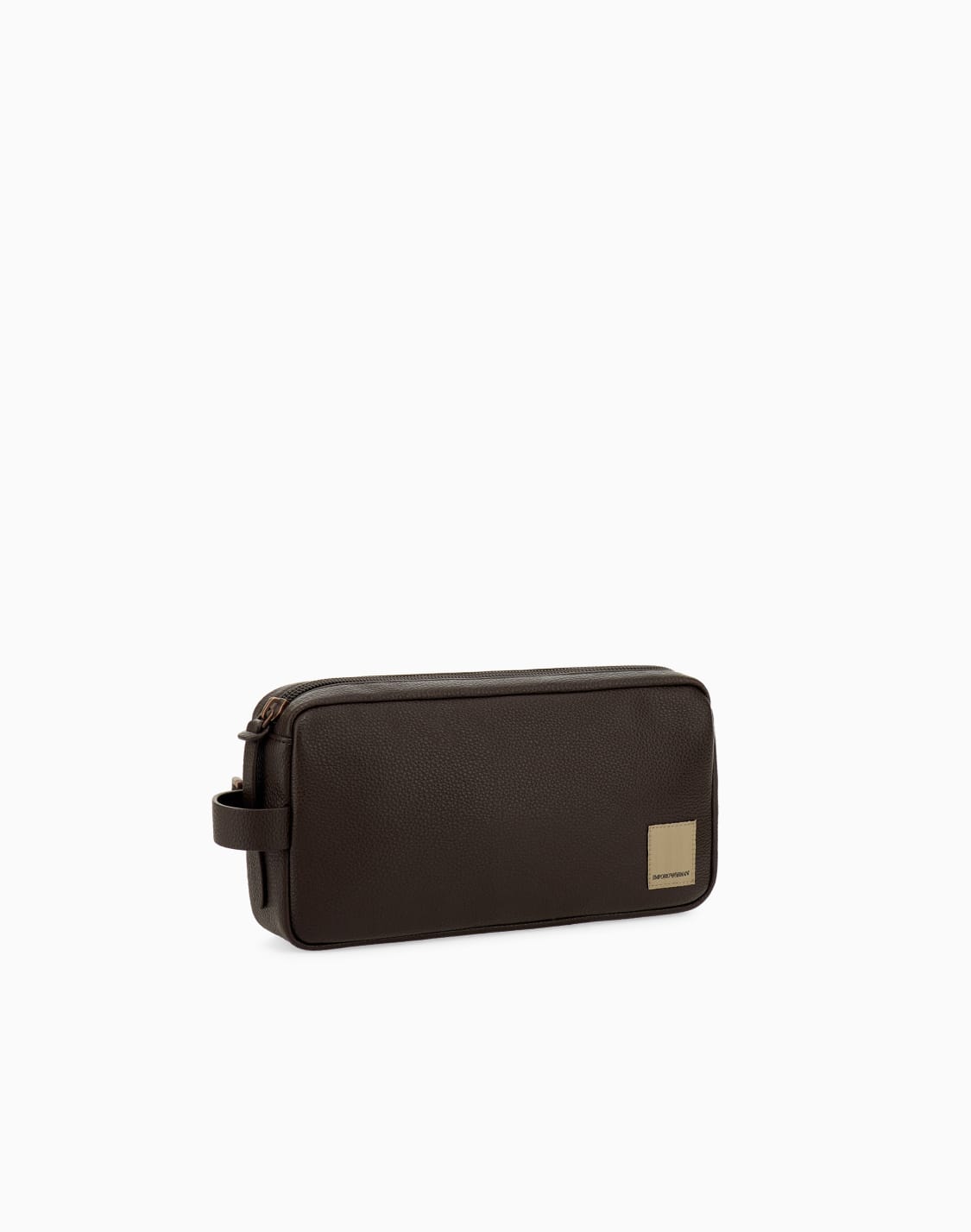 シボ加工-クロスボディバッグ-capsule-boteh-ブラウン--emporio-armani