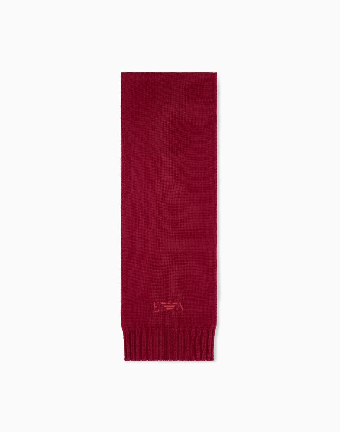 virgin-wool-scarf-with-embroidered-logo-and-ribbed-ends-red--emporio-armani