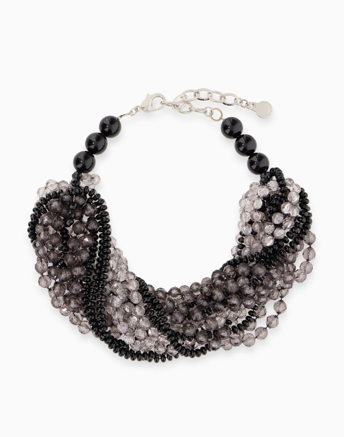 collar-multihilo-con-cuentas-facetadas-de-metacrilato-gris--emporio-armani