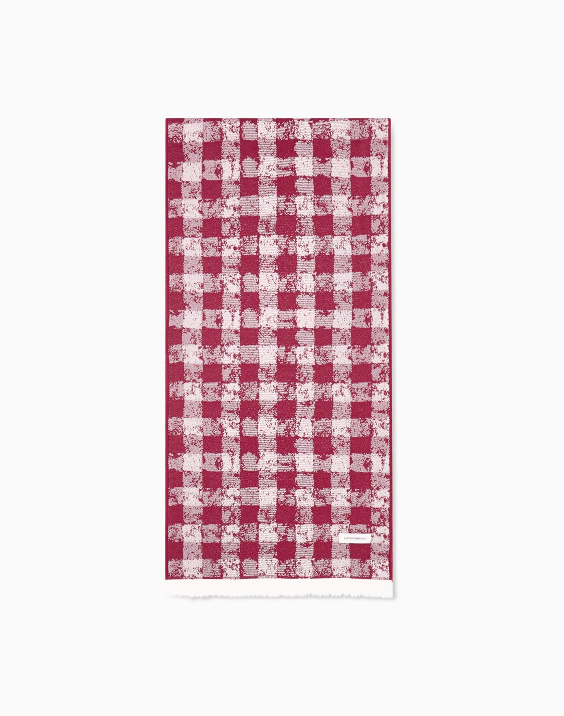 vichy-jacquard-wool-scarf-with-fringed-edges-red--emporio-armani