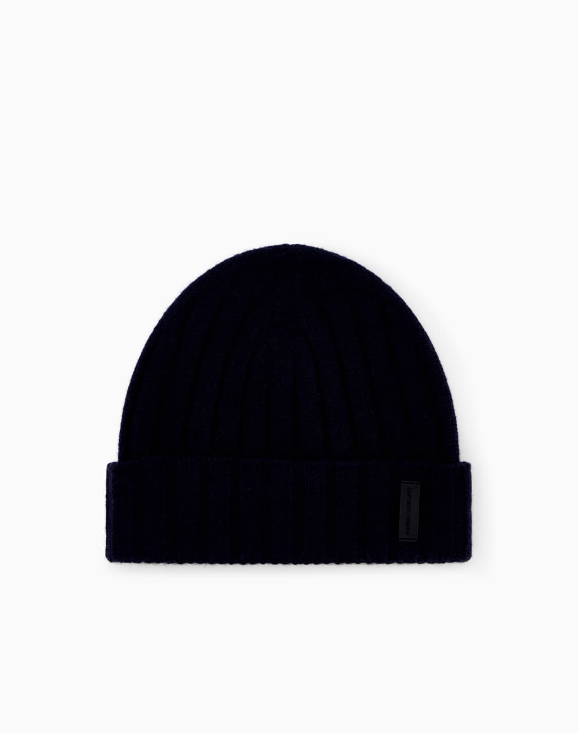 beanie-hat-ribbed-wool-and-cashmere-with-folded-cuff-navy-blue--emporio-armani