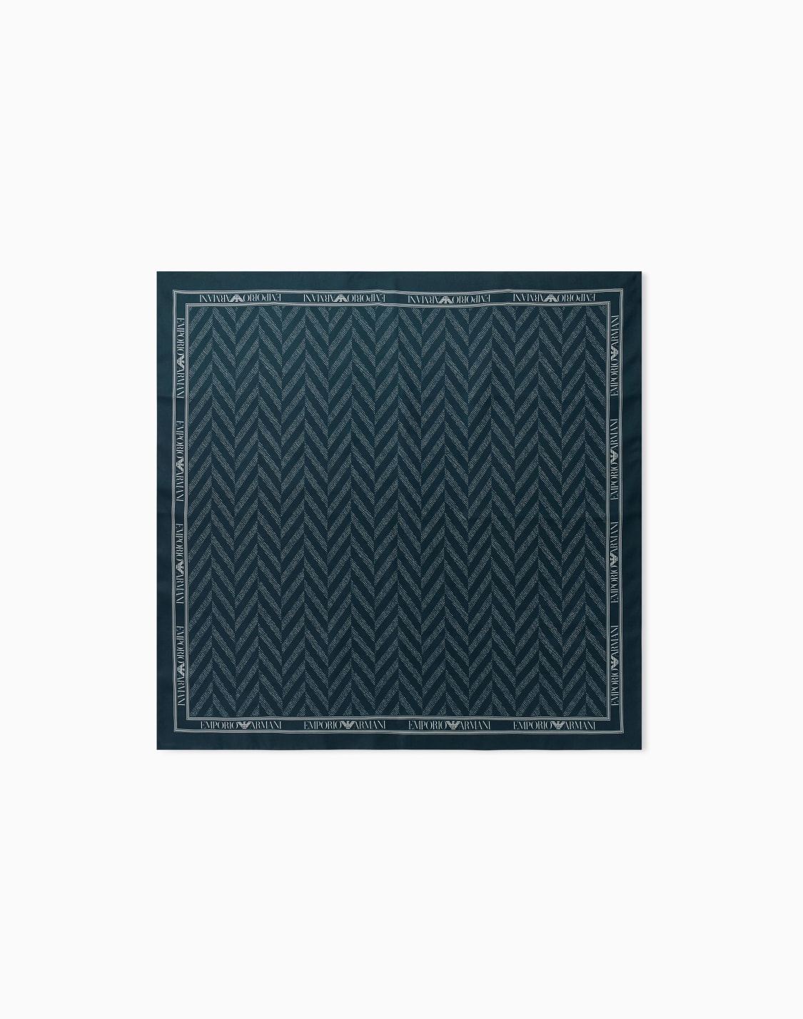 printed-silk-twill-scarf-with-a-herringbone-pattern-green--emporio-armani