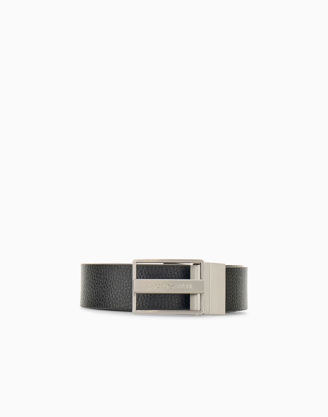 cintura-reversibile-in-pelle-granata-e-liscia-con-placca-blu--emporio-armani
