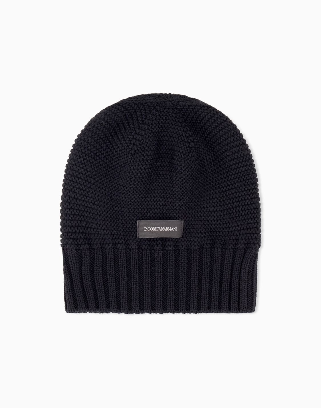 rapper-hat-torsad-bord-ctel-en-laine-et-acrylique-noir--emporio-armani