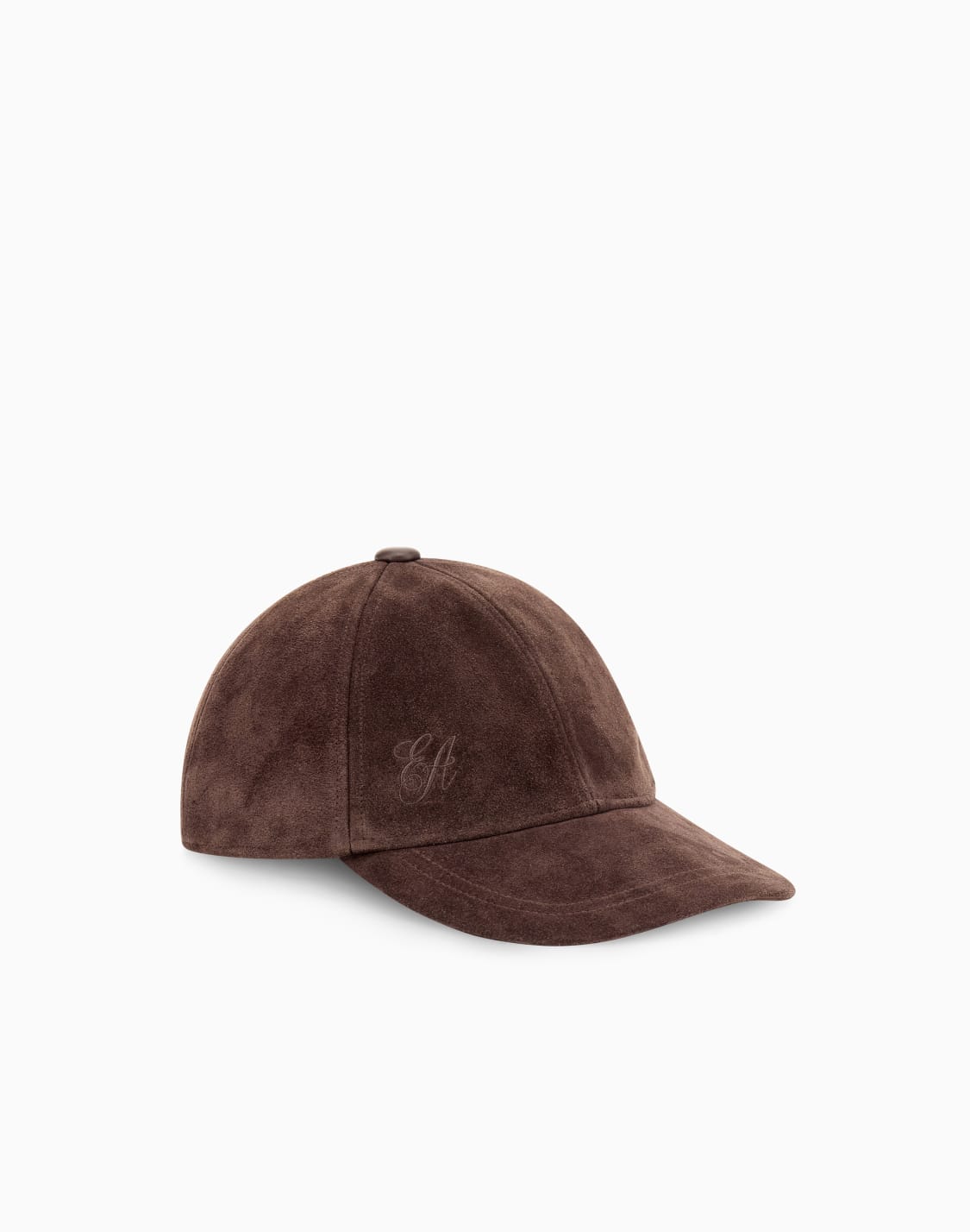 casquette-de-baseball-en-cuir-sud-visire-incurve-marron--emporio-armani