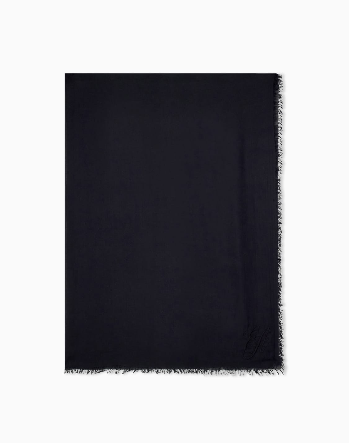 stole-in-modal-and-cashmere-with-fringes-and-embroidery-black--emporio-armani