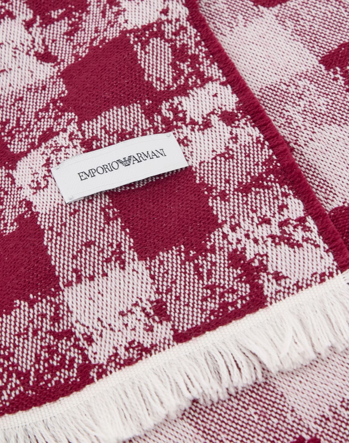 vichy-jacquard-wool-scarf-with-fringed-edges-red--emporio-armani
