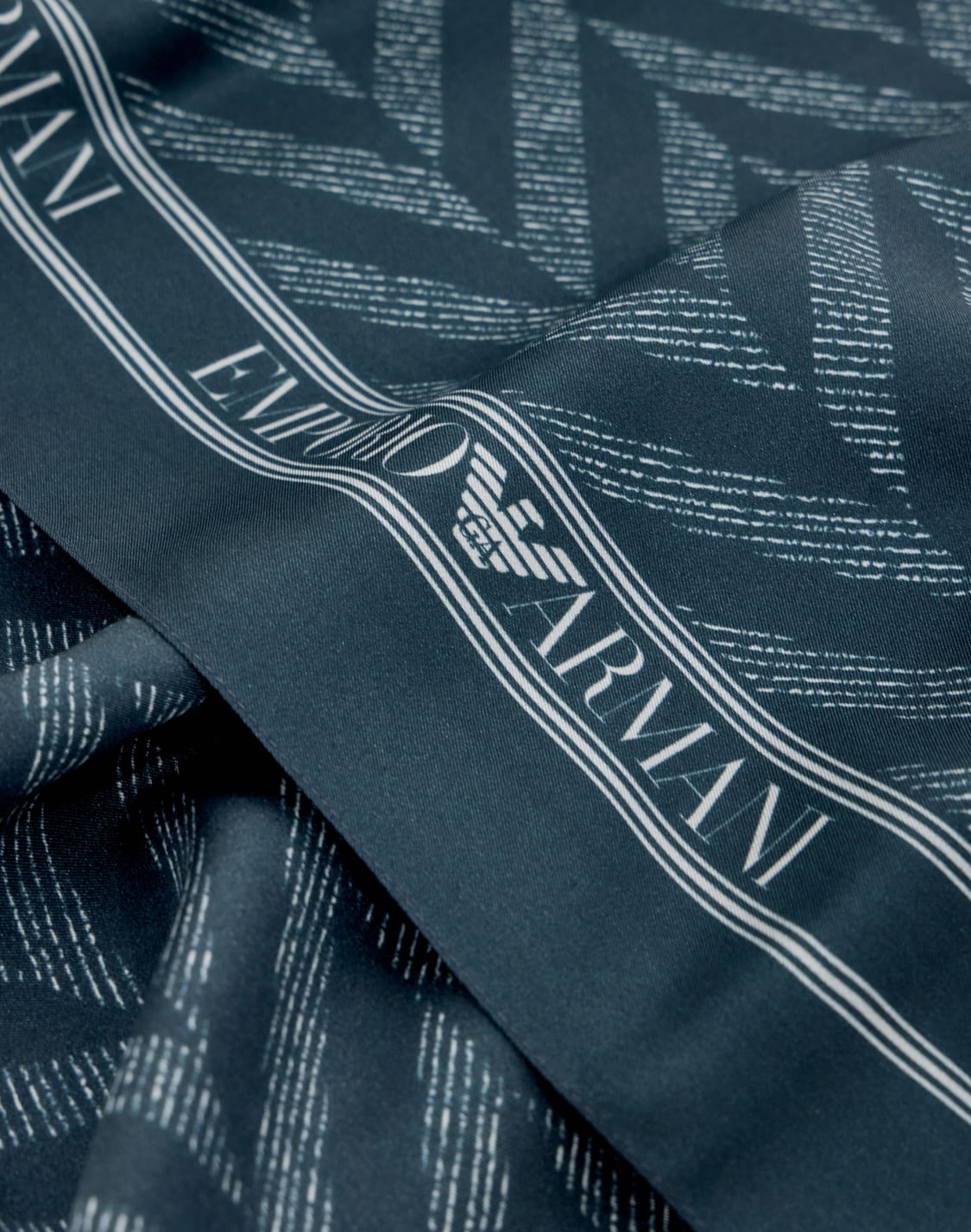 printed-silk-twill-scarf-with-a-herringbone-pattern-green--emporio-armani