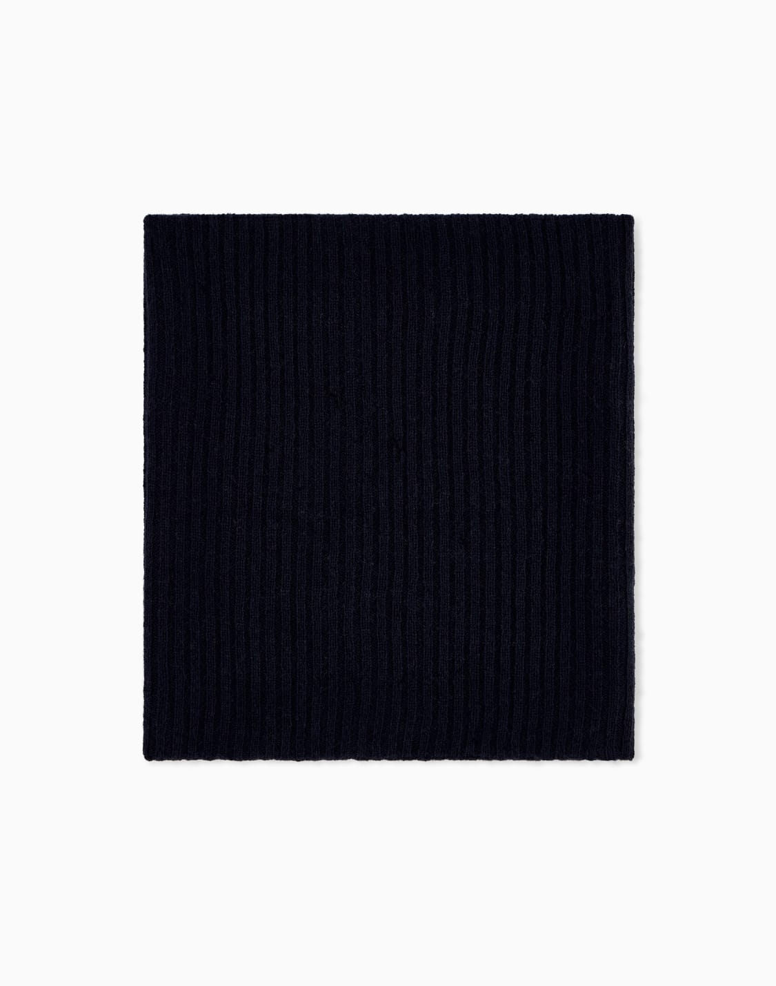 neck-warmer-essential-in-ribbed-virgin-wool-and-cashmere-navy-blue--emporio-armani