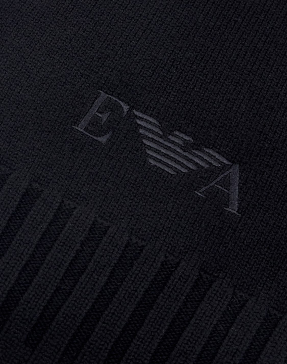 virgin-wool-scarf-with-embroidered-logo-and-ribbed-ends-black--emporio-armani