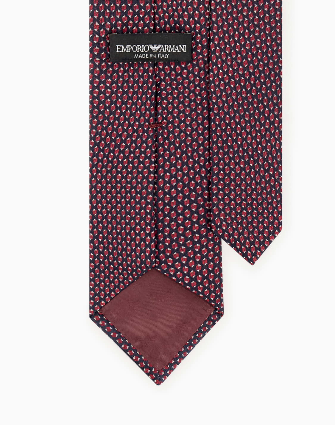 silk-necktie-with-a-small-geometric-pattern-브라운--emporio-armani