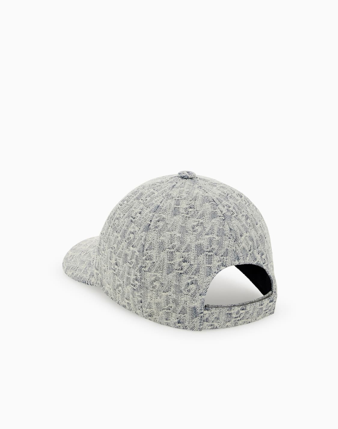 cotton-denim-baseball-hat-with-an-all-over-monogram-pattern-블루--emporio-armani