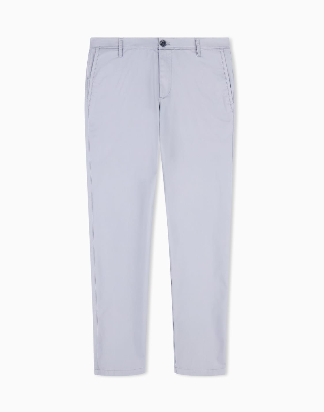 stretch-chinos-in-cotton-satin-grey--armani-exchange