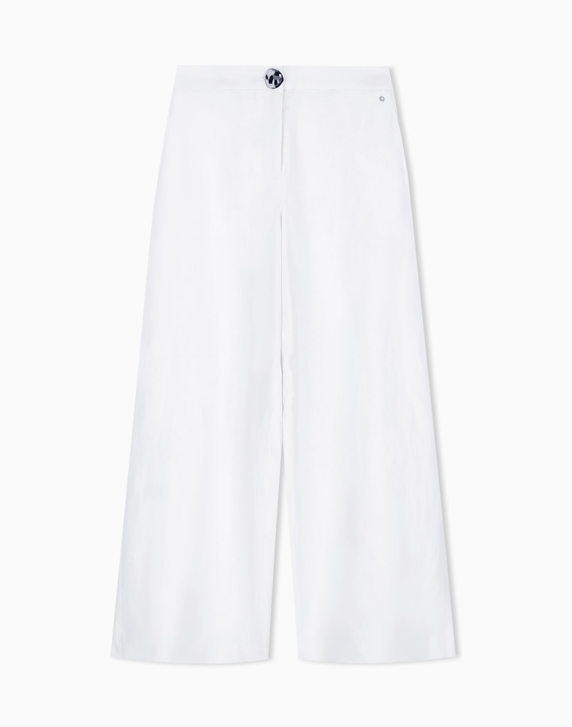 リネンツイル-ワイドパンツ-ホワイト--armani-exchange