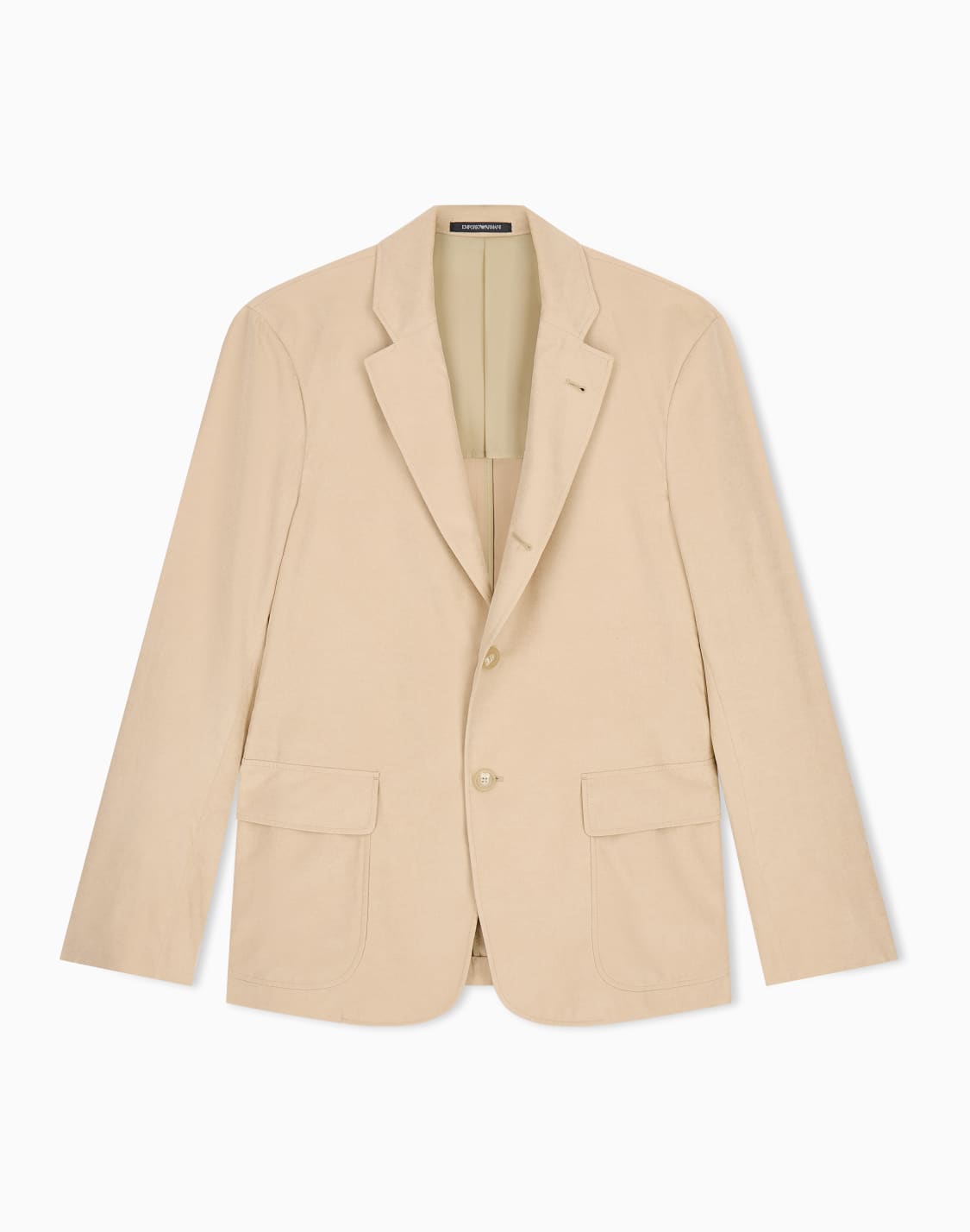 single-breasted-jacket-in-cupro-feel-twill-카멜--emporio-armani