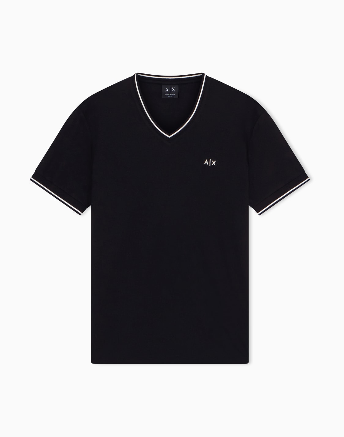 -slim-fit-t-shirt-in-cotton-jersey-noir--armani-exchange