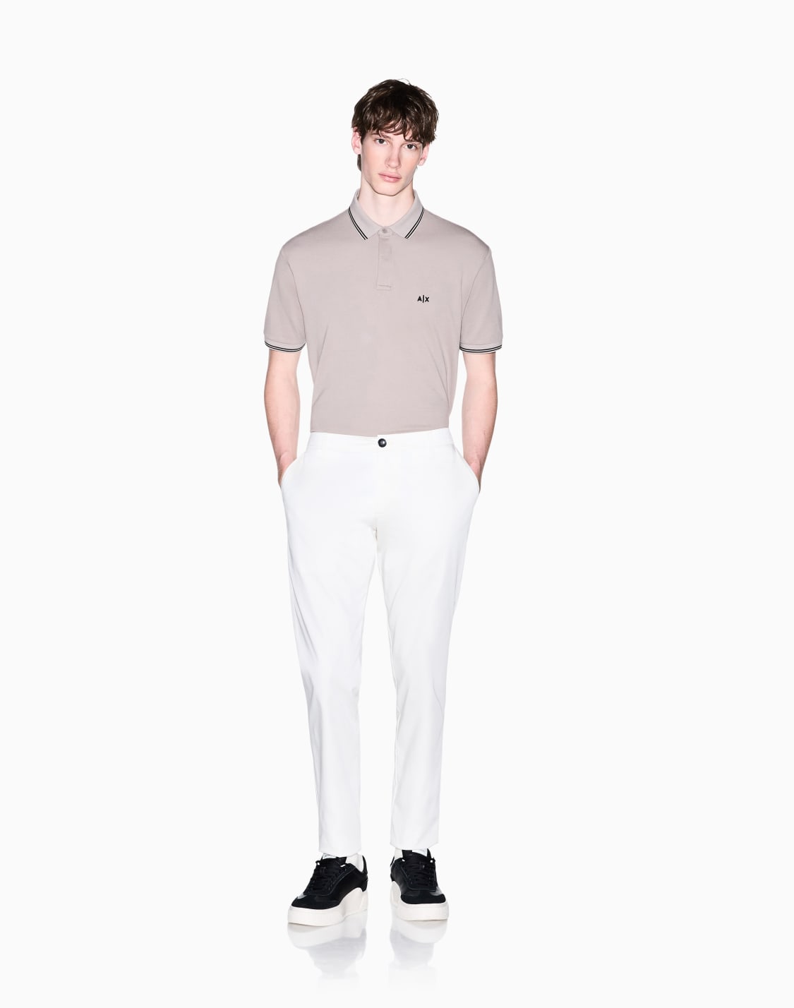 stretch-chinos-in-cotton-satin-white--armani-exchange