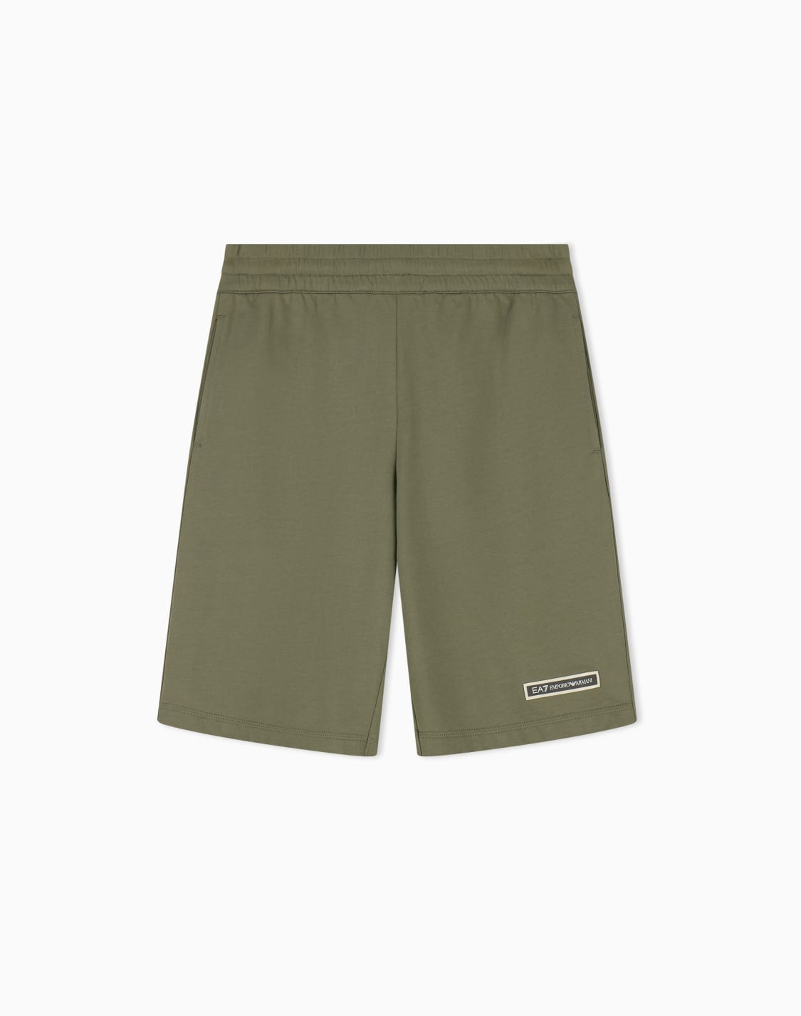 bermudas-logo-series-de-algodn-con-bandas-laterales-verde--ea7