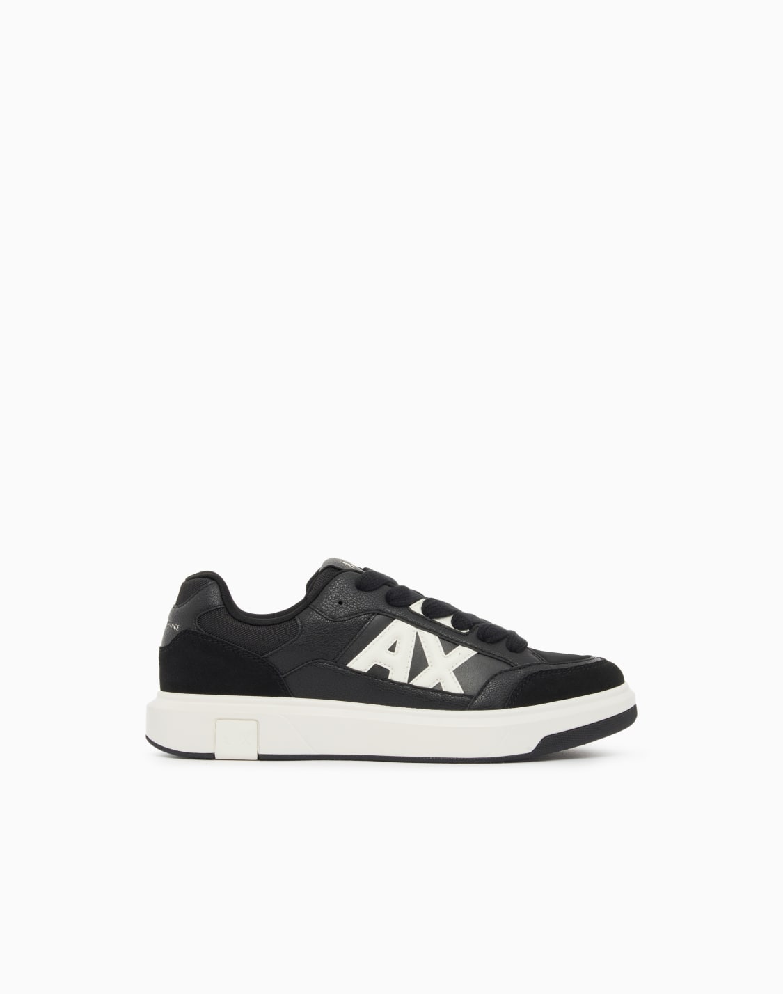 sneakers-in-suede-and-mesh-with-a-rubber-sole-black--armani-exchange