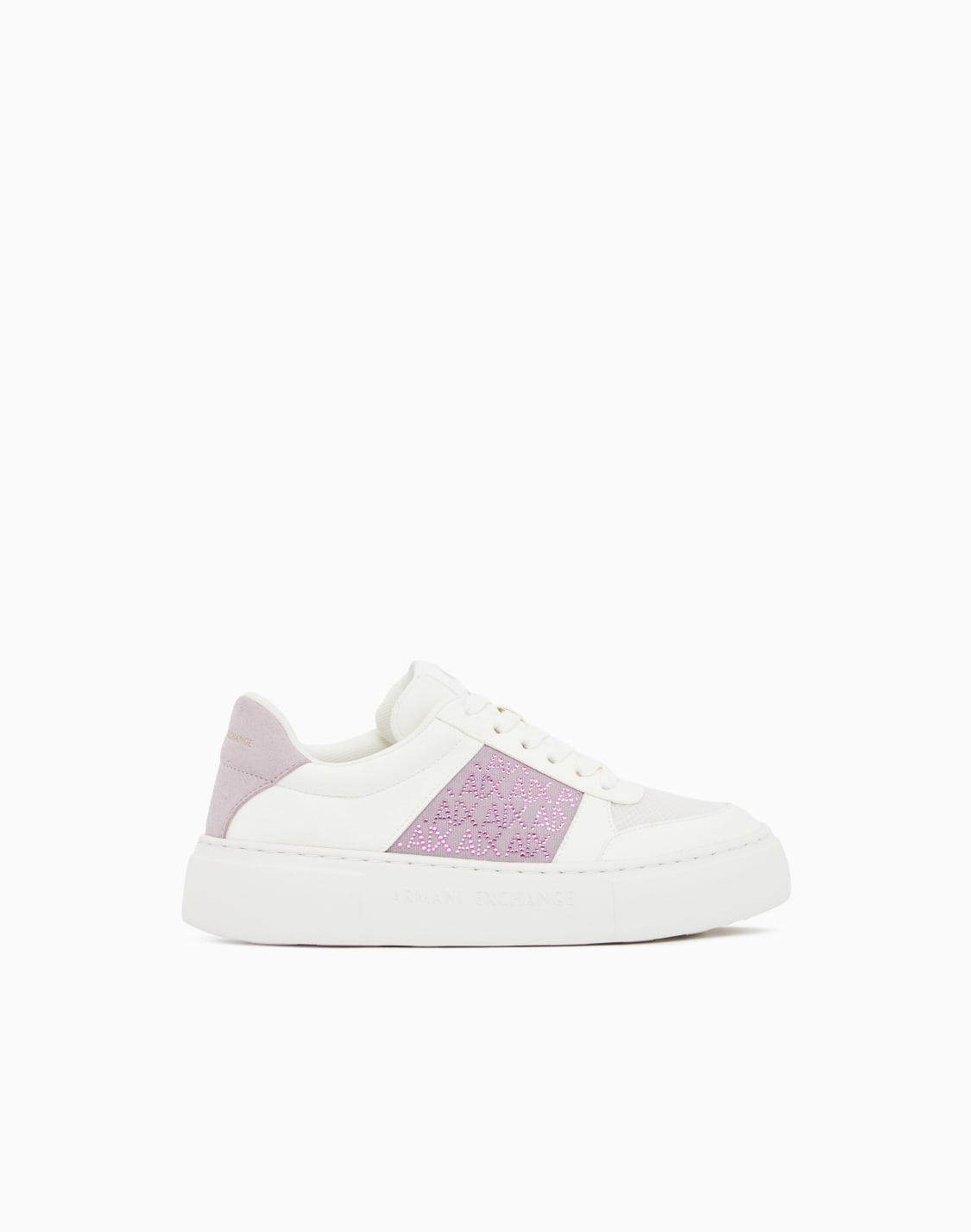 lace-up-low-top-sneakers-in-textured-mesh-with-a-thick-sole-pink--armani-exchange