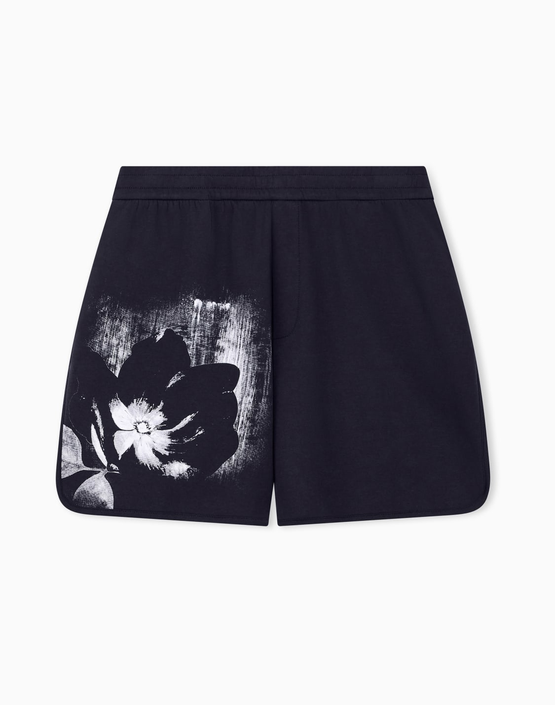 フラワプリント-スウェットショツ-ネイビブル--armani-exchange