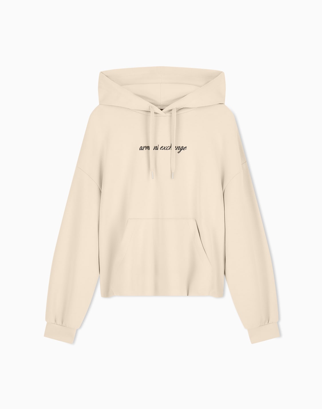 felpa-con-cappuccio-in-scuba-viscose-stretch-beige--armani-exchange