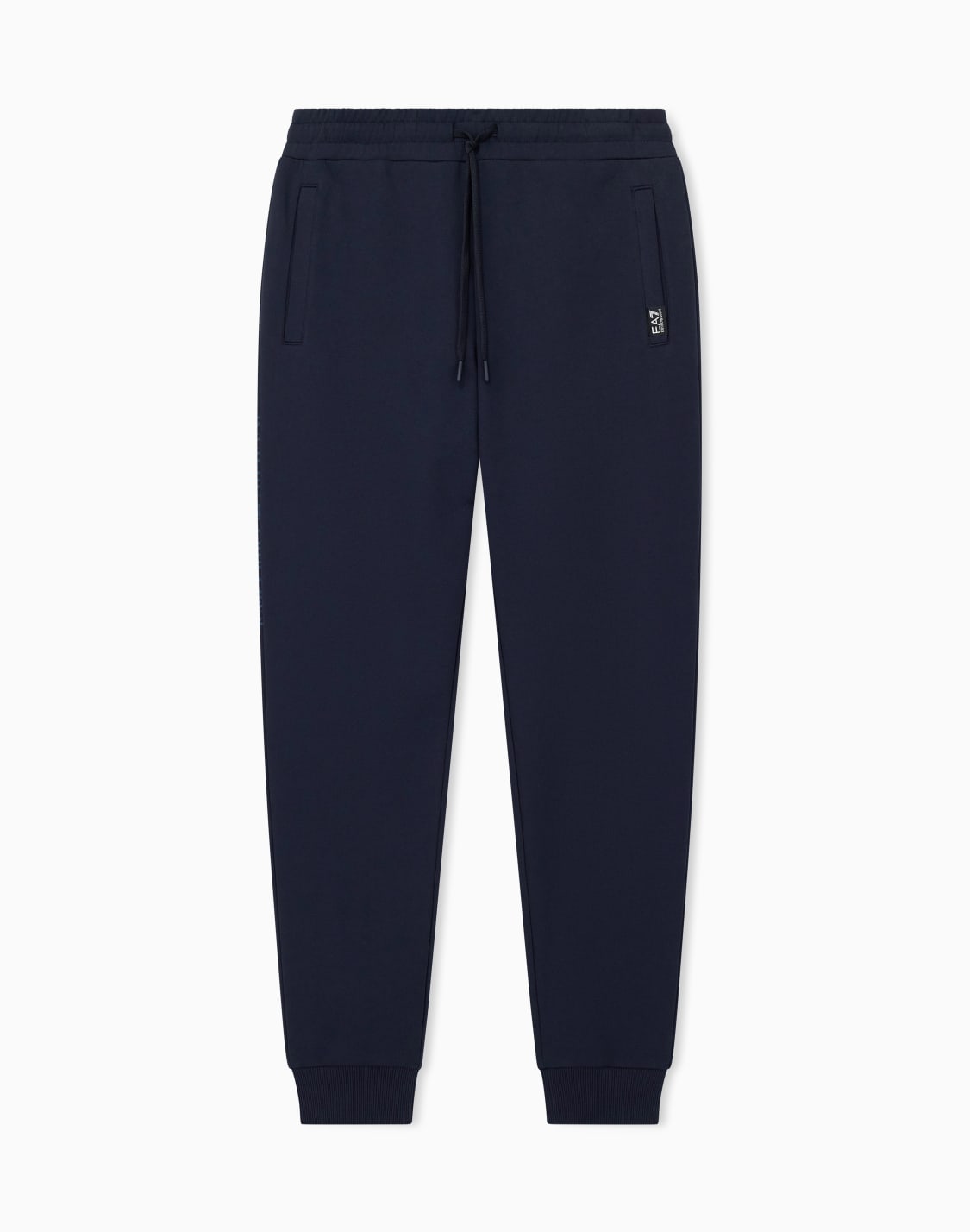 pantalones-de-chndal-logo-series-de-algodn-con-bolsillos-azul-marino--ea7
