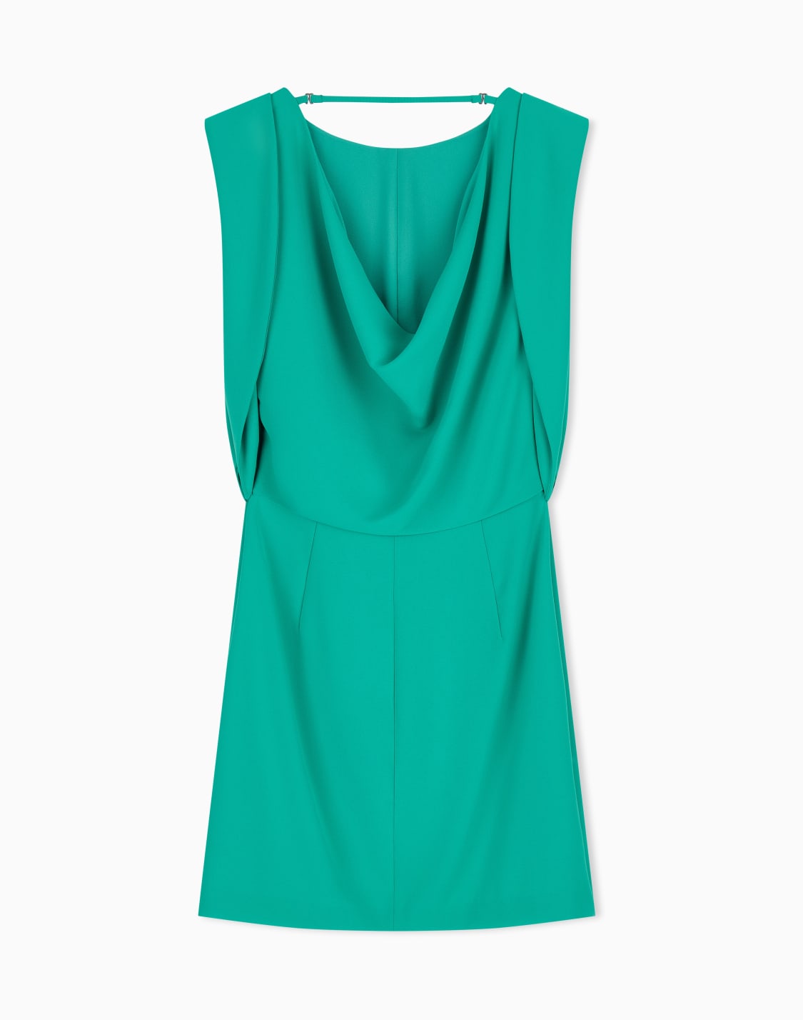 vestido-entallado-sin-mangas-con-espalda-drapeada-verde--armani-exchange