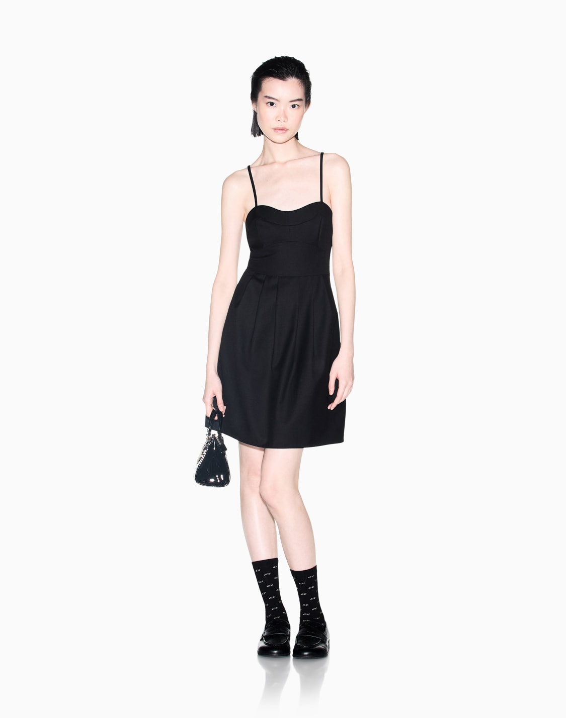 slim-fit-dress-in-viscose-and-wool-black--armani-exchange