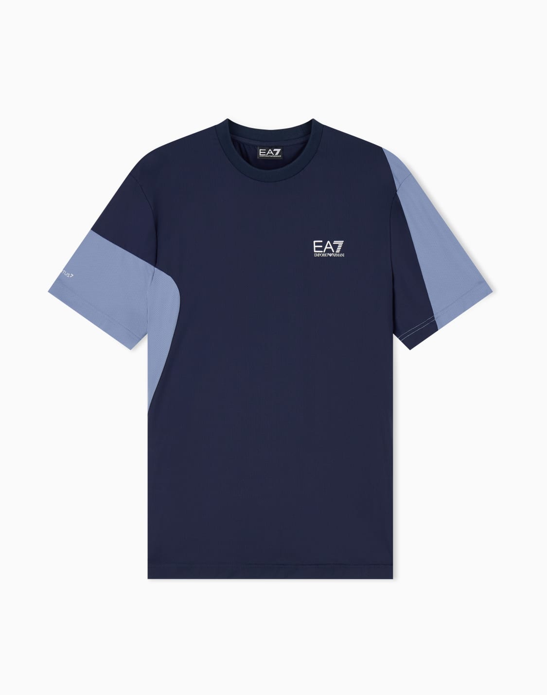 t-shirt-tennis-pro-en-jersey-avec-dtails-en-maille-bleu-marine--ea7