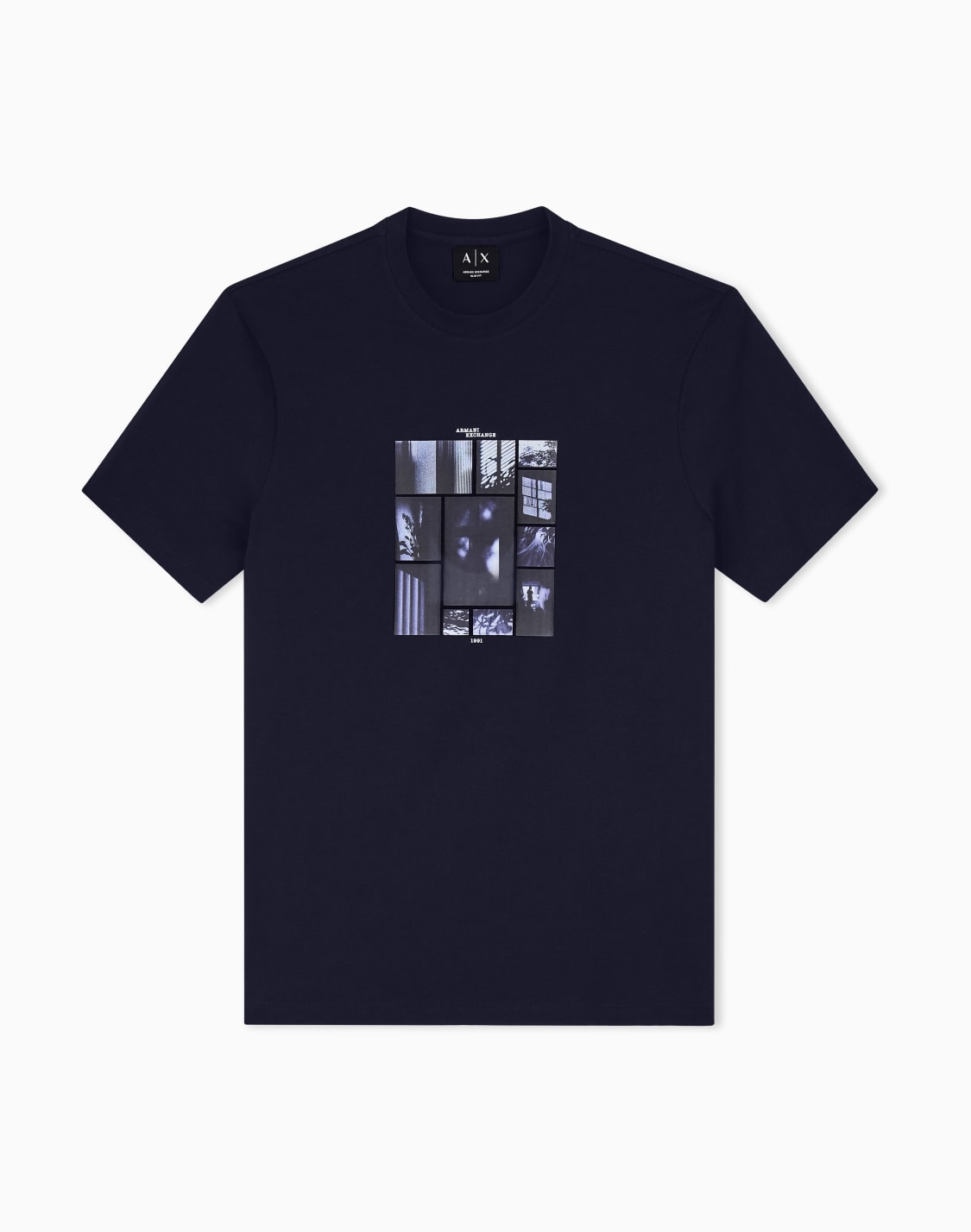 t-shirt-slim-fit-in-jersey-di-cotone-con-stampa-grafica-blu-navy--armani-exchange