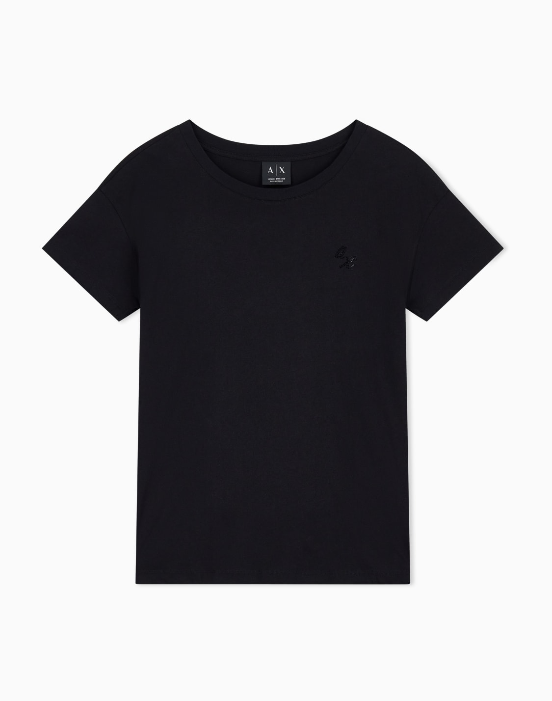 t-shirt-oversize-en-jersey-de-coton-col-rond-noir--armani-exchange