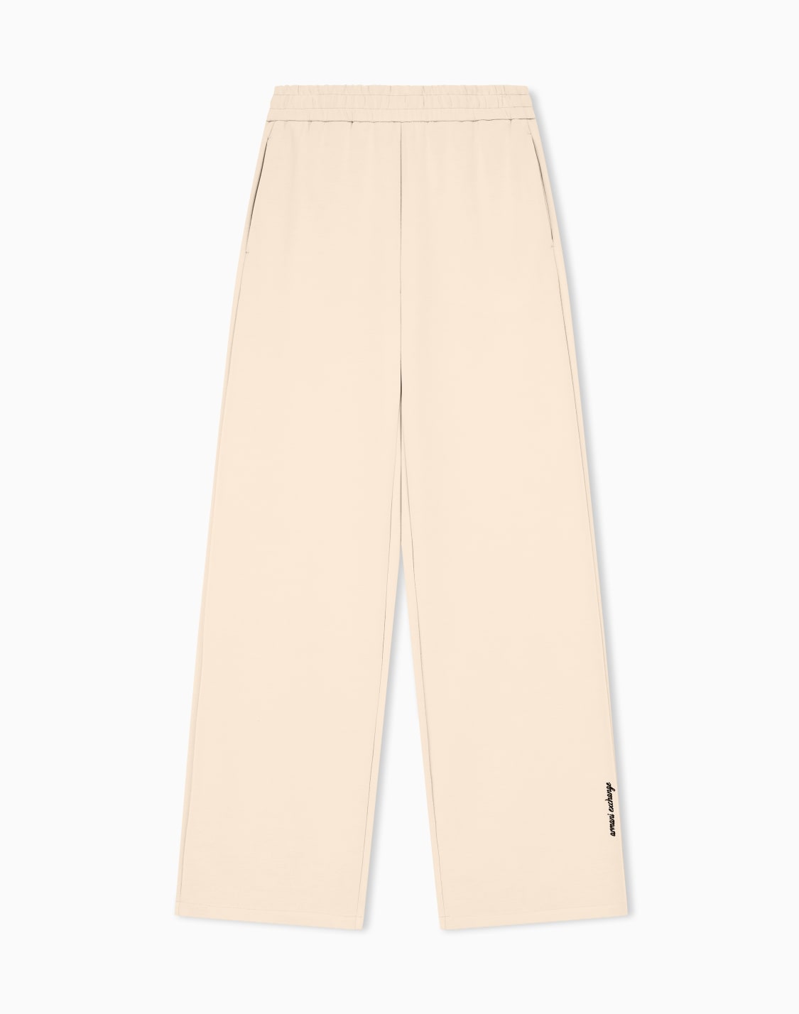 regular-fit-trousers-in-viscose-scuba-beige--armani-exchange