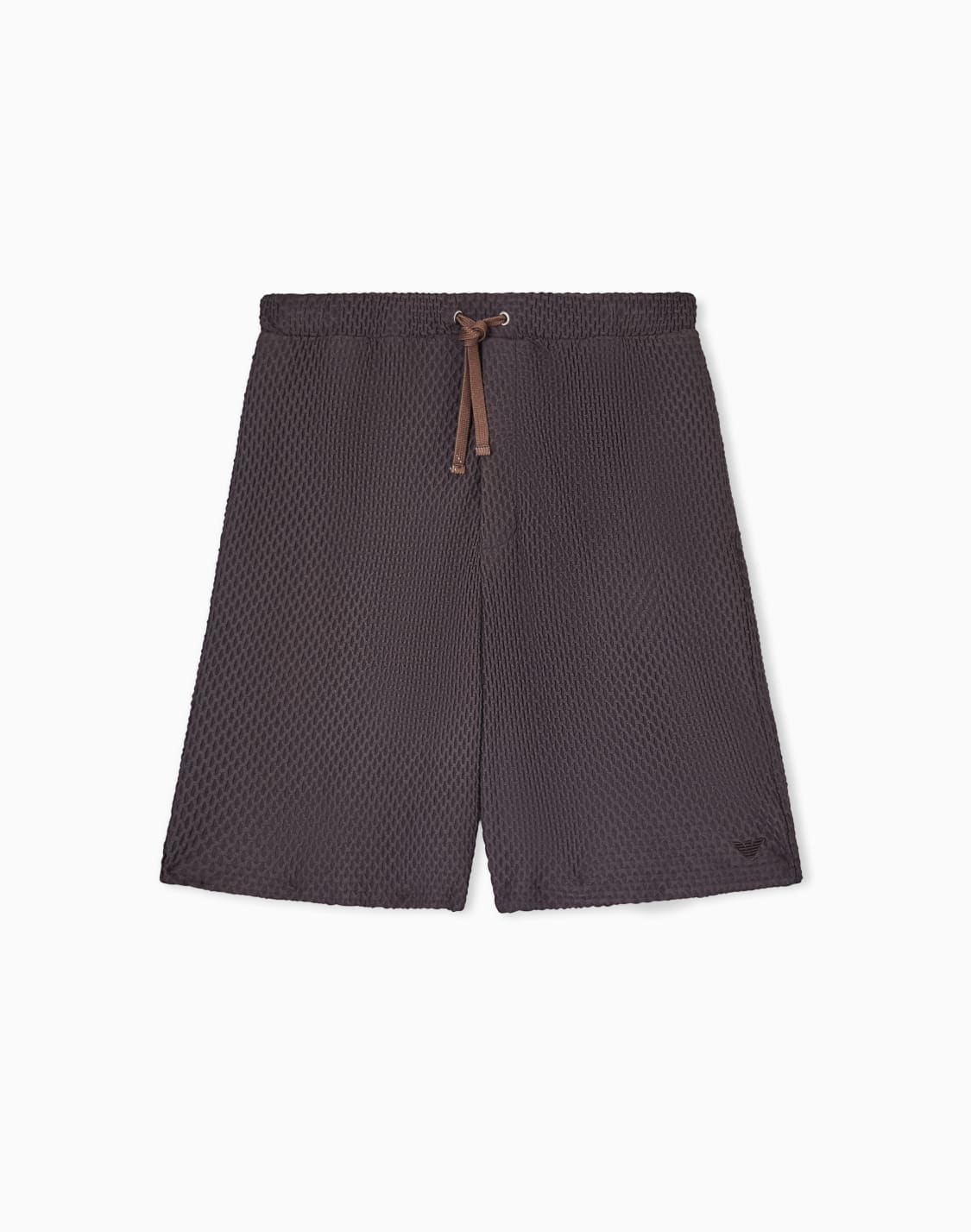 bermuda-shorts-in-embossed-two-way-stretch-jersey-brown--emporio-armani