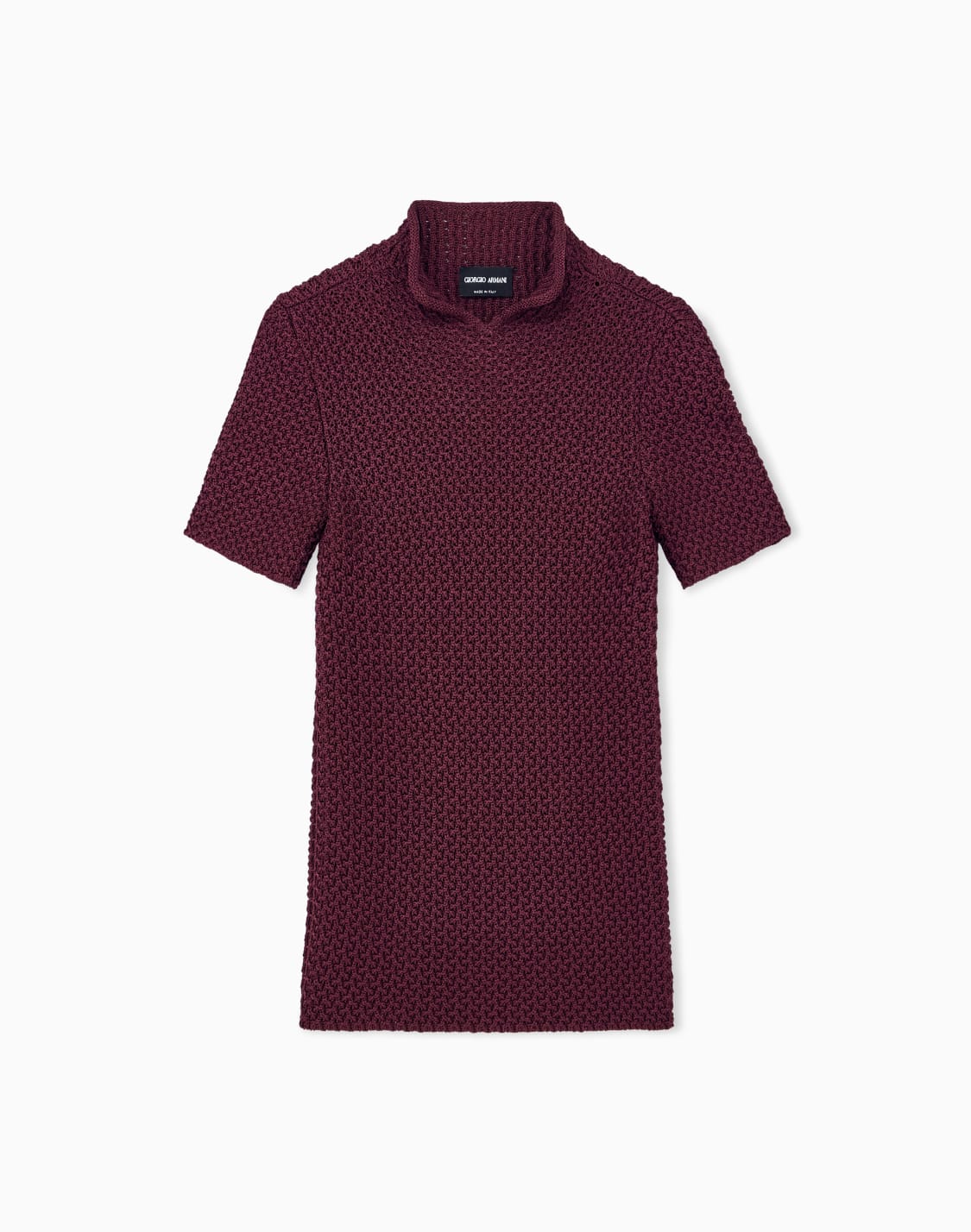 kurzarmpullover-sweaters-aus-viskose-mit-3d-wabenstruktur-burgunderrot--giorgio-armani