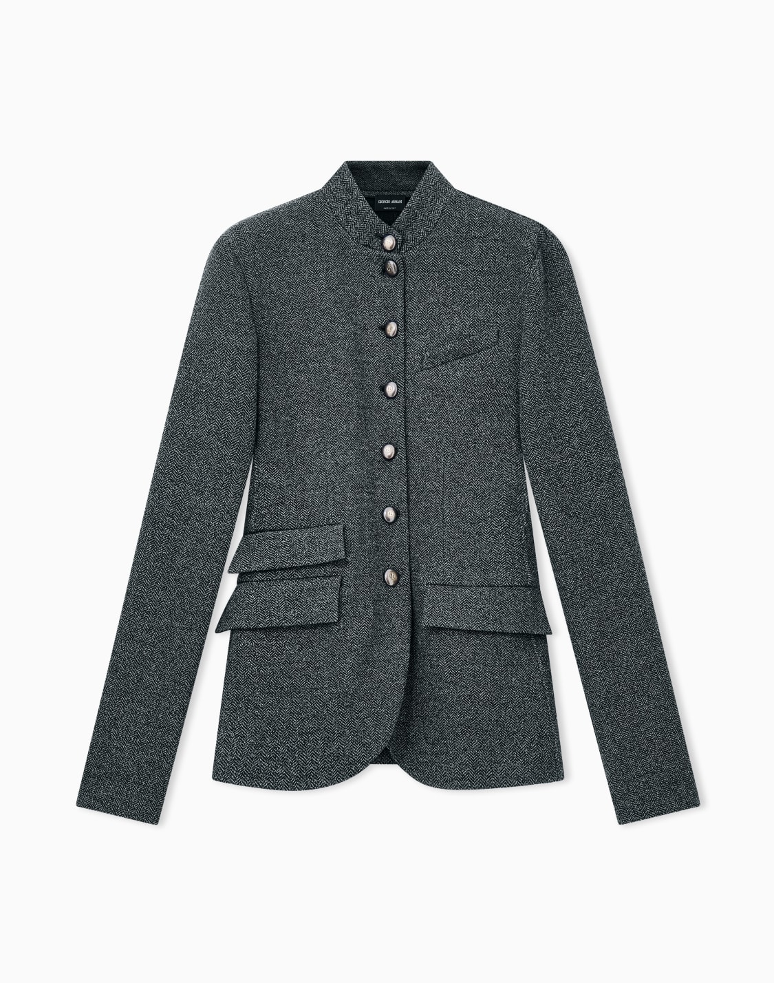 slim-fit-blazer-new-normal-in-herringbone-effect-jersey-grey--giorgio-armani