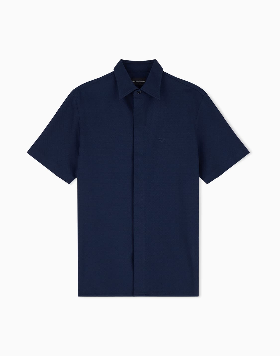 short-sleeved-garment-dyed-jersey-shirt-navy-blue--emporio-armani