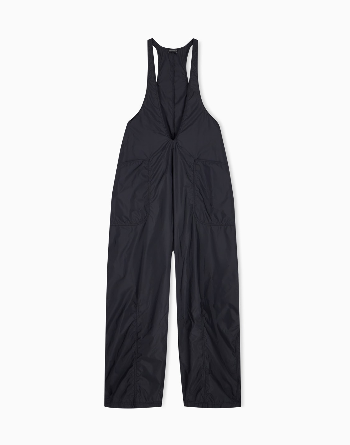 nylon-v-neck-jumpsuit-black--emporio-armani