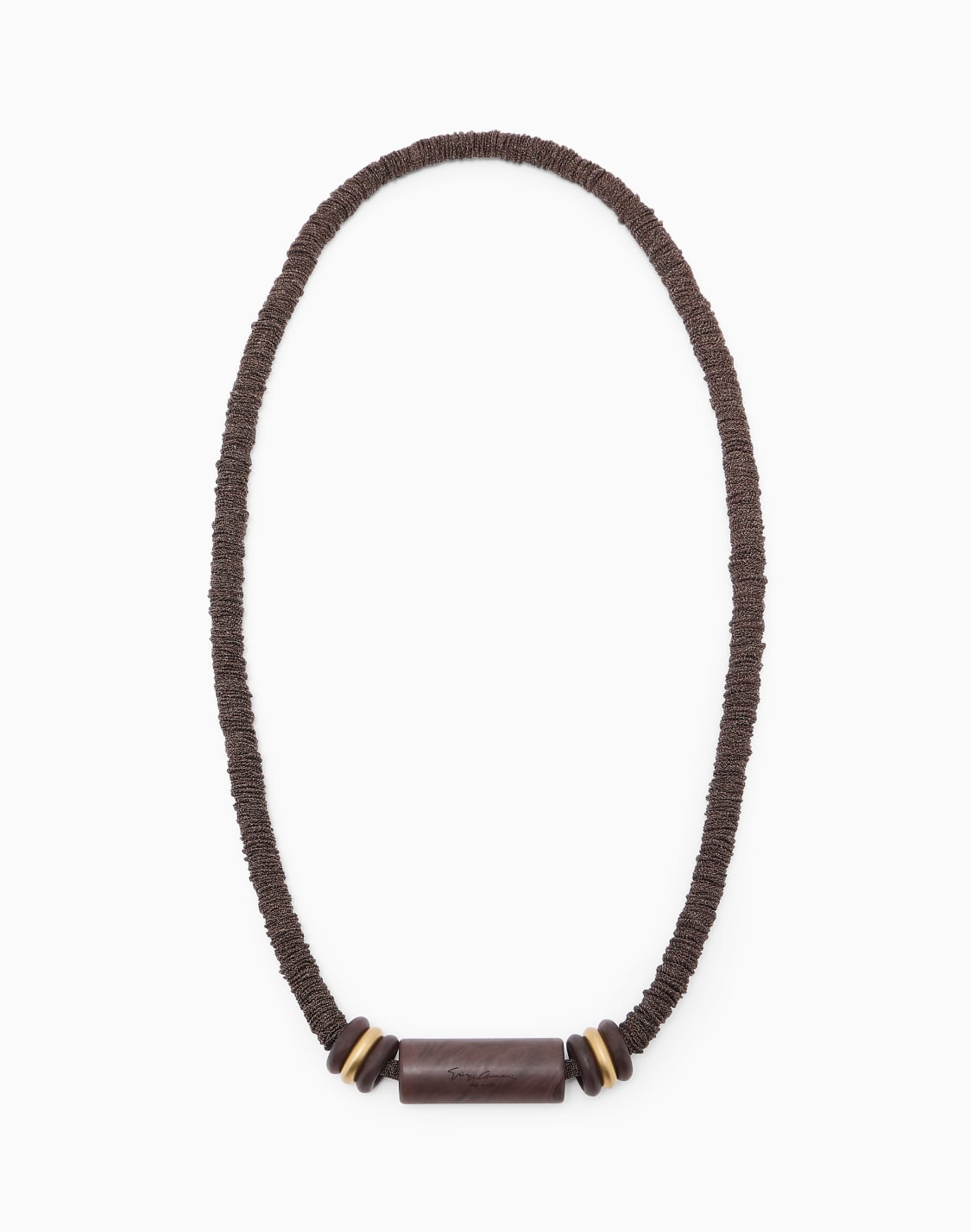 collier-new-normal-avec-cordon-textur-et-perle-cylindrique-marron--giorgio-armani
