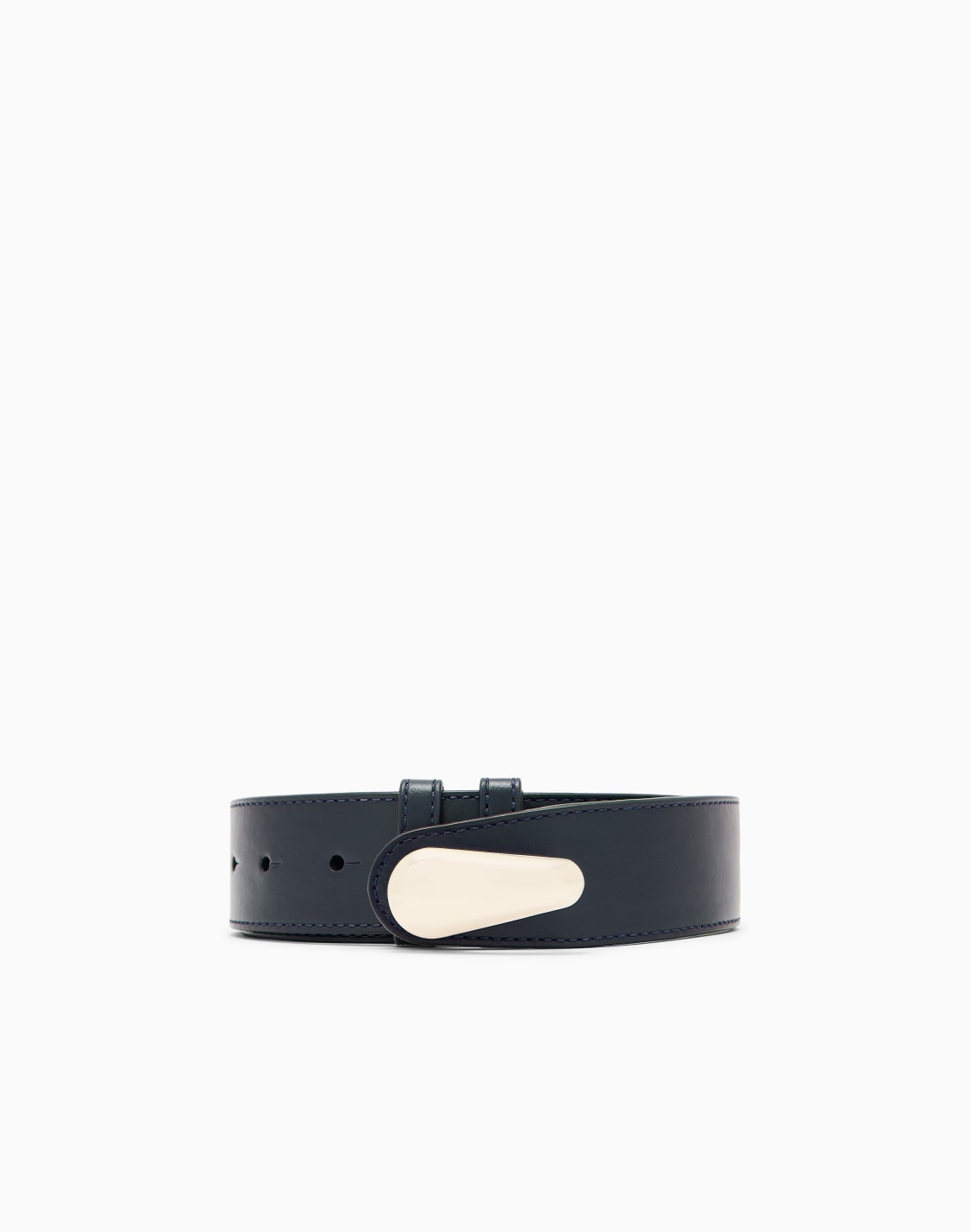cinturn-de-piel-brillante-con-hebilla-metlica-de-lgrima-azul-marino--giorgio-armani