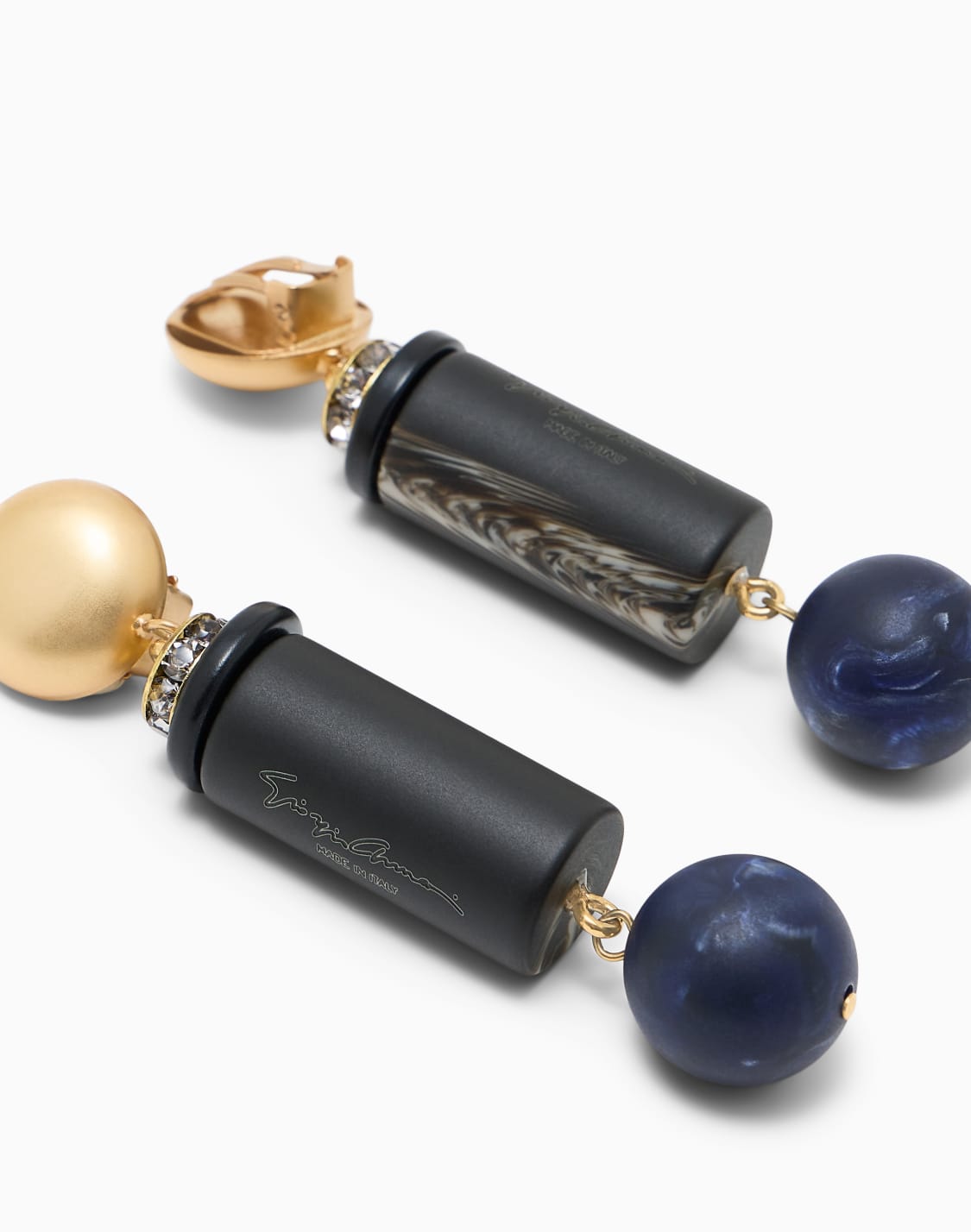 pendientes-largos-de-latn-con-esfera-jaspeada-y-cristales-azul--giorgio-armani