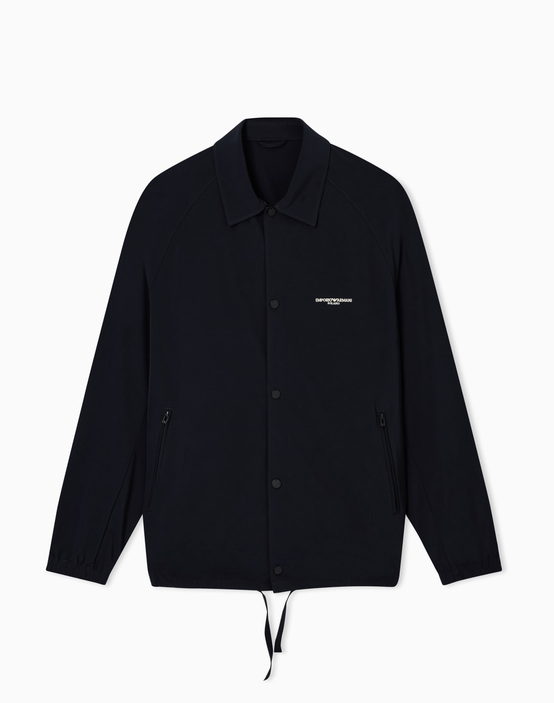 blouson-in-nylon-con-ricamo-logo-blu-navy--emporio-armani