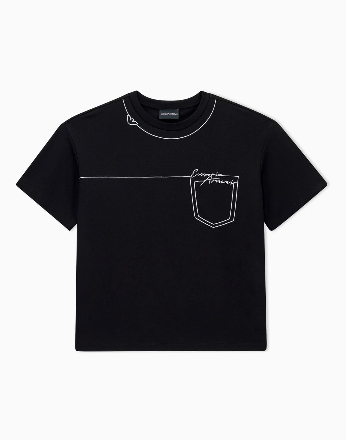 t-shirt-in-regular-fit-stretch-viscose-interlock-jersey-black--emporio-armani