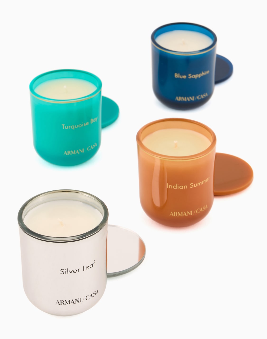 pegaso-ミニチュアキャンドル-セット-ブル--armani-casa