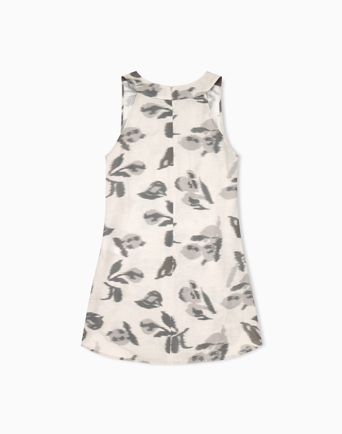 top-de-lino-sin-mangas-con-estampado-floral-estampado--emporio-armani